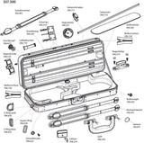 Funda de seda GEWA JAEGER Prestige, estuche doble para 2 violines