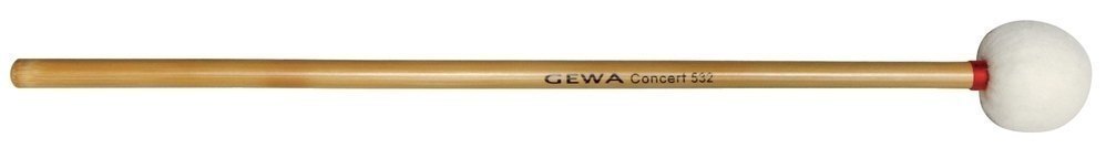 GEWA mazas para timbales, corcho y fieltro de 35 mm, bambú (par)
