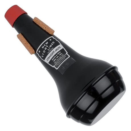 Sordina Humes & Berg Straight 285BK para fliscorno, pulida en negro