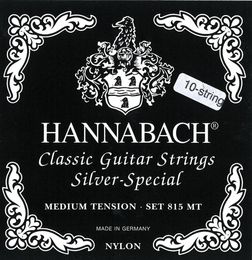 Hannabach 815 H/B2 cuerda aguda para guitarra de 8 y 10 cuerdas, MT