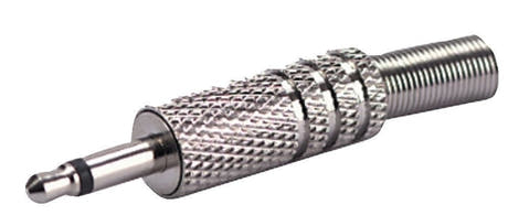 GEWA conector mini jack mono de 3,5 mm con protección contra dobleces