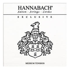 Hannabach Cuerdas para Guitarras clásica Exclusive Serie Medium Tension - Exclusiv Medium Tension set (EXCLMT)