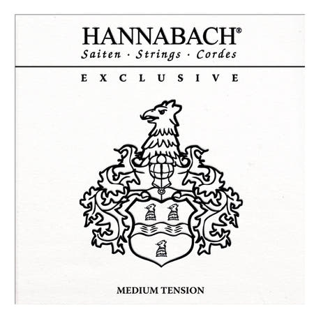 Hannabach Strings for classic guitar Exclusive Serie Medium Tension - Exclusiv Medium Tension Set (EXCLMT)