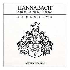Hannabach Exclusive E6 cuerda de bajos para guitarra clásica, medium tension