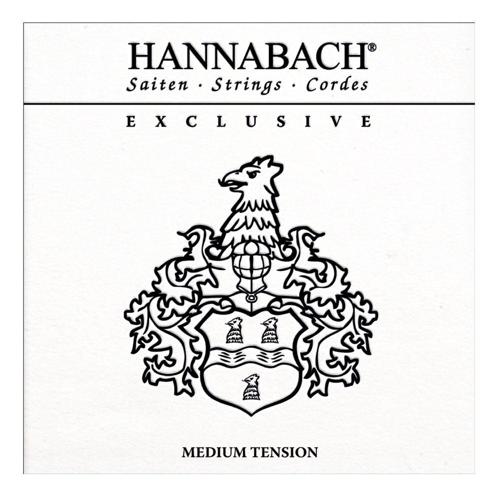 Hannabach Exclusive E6 cuerda de bajos para guitarra clásica, medium tension