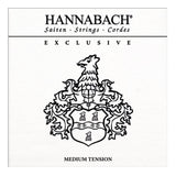 Hannabach Exclusive E6 cuerda de bajos para guitarra clásica, medium tension