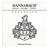 Hannabach Exclusive juego de cuerdas de bajo D4, A5 y E6, guitarras clásicas, MT