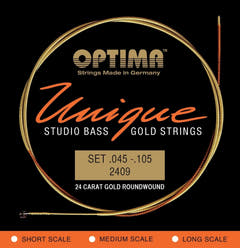 Cuerdas de E-Bass Optima Unique studio golden strings - 4-str. short sc (2409S)