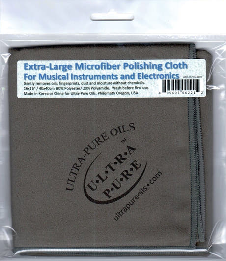 Paño de limpieza Ultra-Pure de microfibra, 40 x 40 cm, gris oscuro