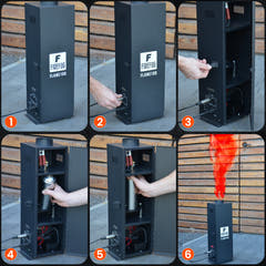 Firefog FLAME100 máquina de llamas con DMX