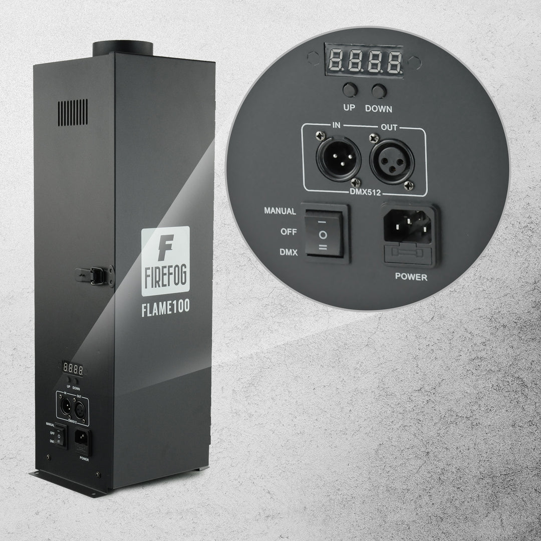 Firefog FLAME100 máquina de llamas con DMX