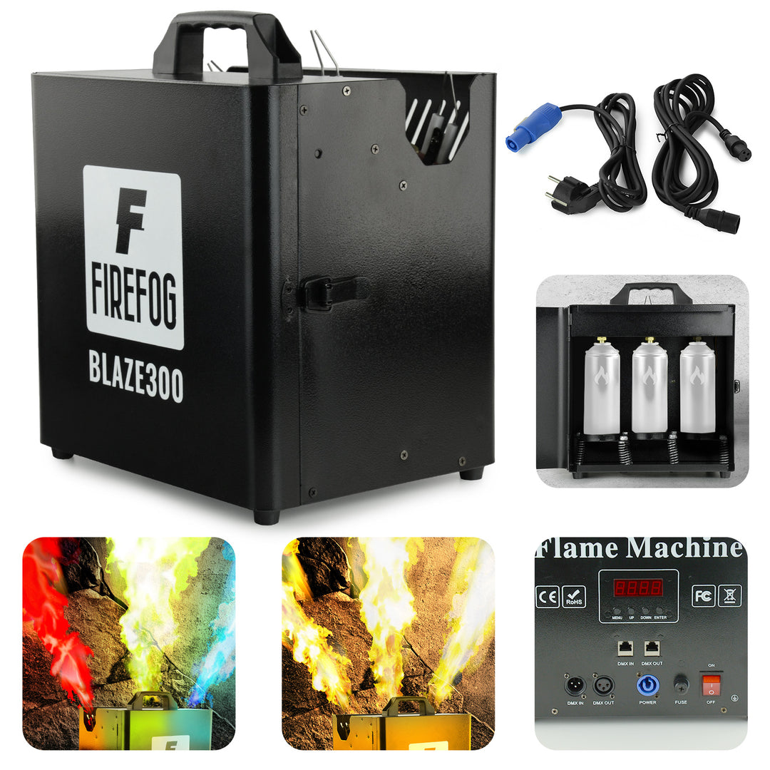 Firefog BLAZE300 máquina de llamas con DMX