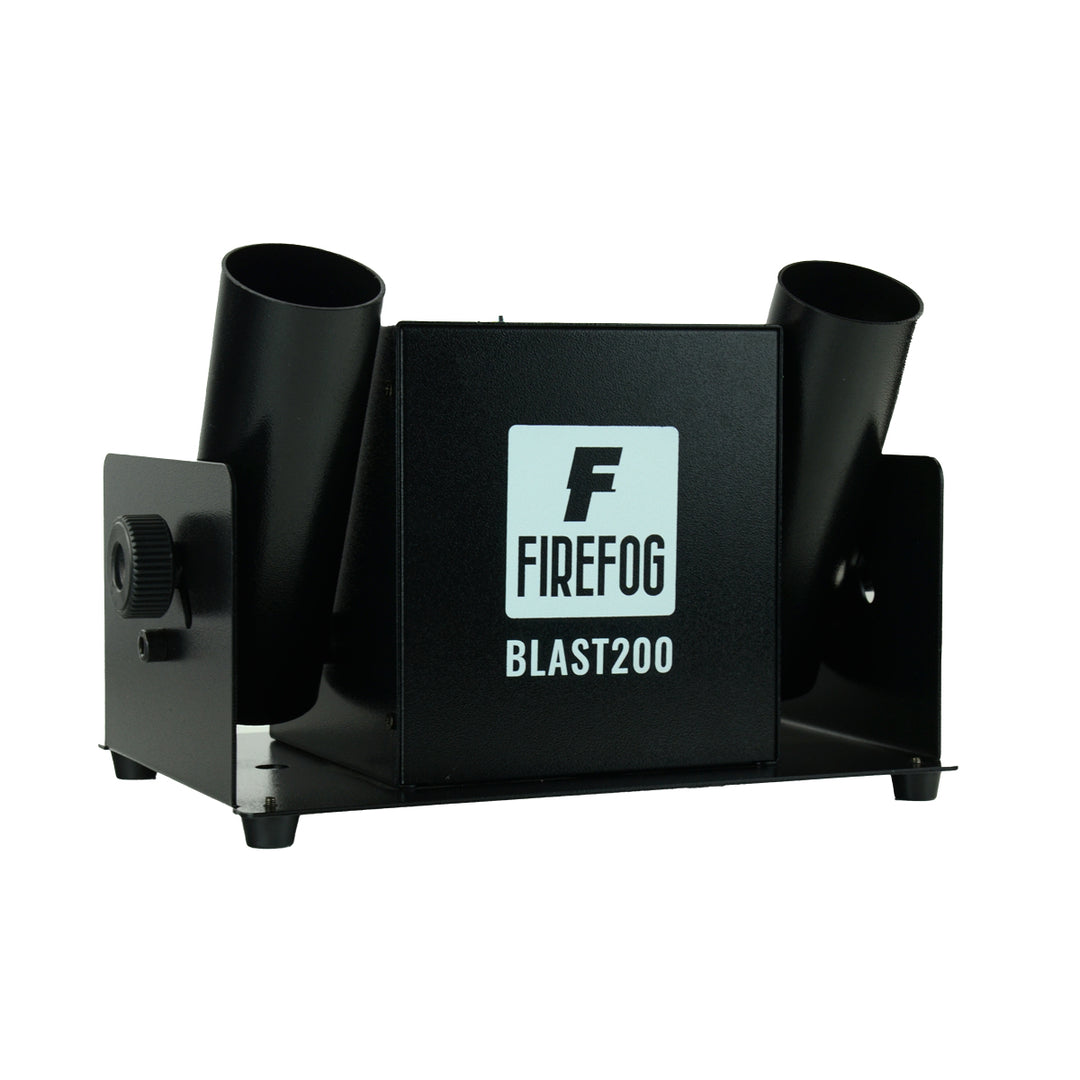 Firefog BLAST200 cañón de confeti eléctrico con dos tubos y mando a distancia