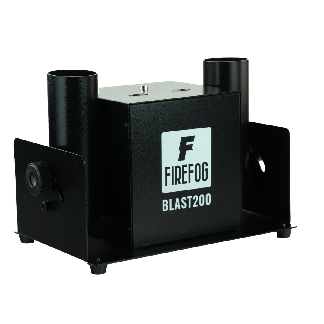 Firefog BLAST200 cañón de confeti eléctrico con dos tubos y mando a distancia