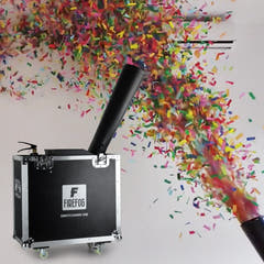 Firefog CANNON 1000+ cañón de confeti CO2 en case