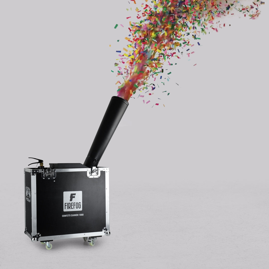 Firefog CANNON 1000+ cañón de confeti CO2 en case