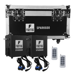 Firefog SPARK600 máquina de chispas, set de 2 máquinas y case