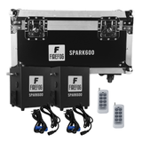 Firefog SPARK600 máquina de chispas, set de 2 máquinas y case