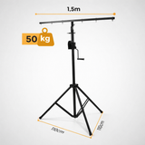 Hardman LS2 wind-up soporte de iluminación, de 1,6 a 2,8 m, 50 kg