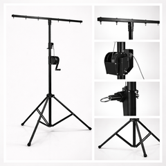Hardman LS2 wind-up soporte de iluminación, de 1,6 a 2,8 m, 50 kg
