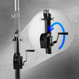 Hardman LS3 wind-up soporte de iluminación, de 1,7 a 4,3 m, 65 kg