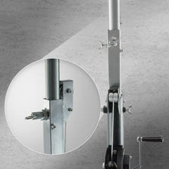Hardman LS3 wind-up soporte de iluminación, de 1,7 a 4,3 m, 65 kg