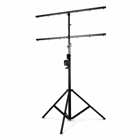Hardman LS4 wind-up soporte de iluminación con barra transversal doble, de 1,7 a 4,3 m