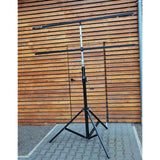 Hardman LS4 wind-up soporte de iluminación con barra transversal doble, de 1,7 a 4,3 m