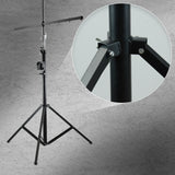 Hardman LS4 wind-up soporte de iluminación con barra transversal doble, de 1,7 a 4,3 m