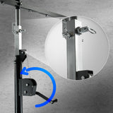 Hardman LS4 wind-up soporte de iluminación con barra transversal doble, de 1,7 a 4,3 m
