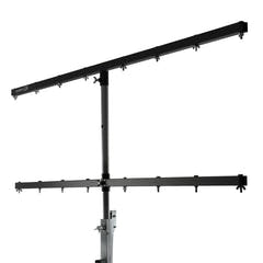Hardman LS4 wind-up soporte de iluminación con barra transversal doble, de 1,7 a 4,3 m
