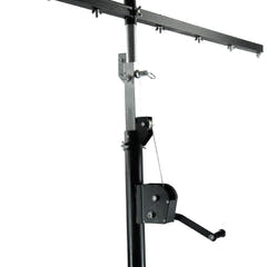 Hardman LS4 wind-up soporte de iluminación con barra transversal doble, de 1,7 a 4,3 m