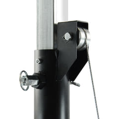 Hardman LS4 wind-up soporte de iluminación con barra transversal doble, de 1,7 a 4,3 m