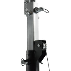 Hardman LS4 wind-up soporte de iluminación con barra transversal doble, de 1,7 a 4,3 m