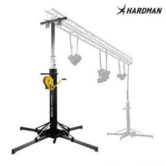 Hardman ST300 torre escénica con cabrestante, de 2 a 5,5 m, 300 kg