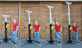 Hardman ST300 torre escénica con cabrestante, de 2 a 5,5 m, 300 kg