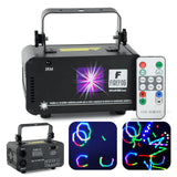 Firefog RGB láser disco 400 mW con DMX y mando a distancia