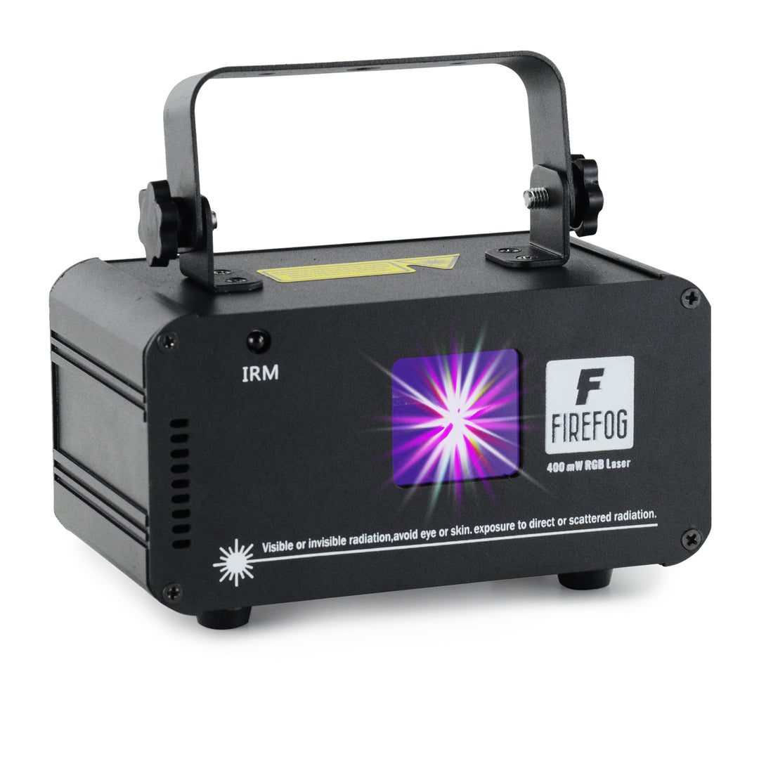 Firefog RGB láser disco 400 mW con DMX y mando a distancia