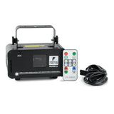Firefog RGB láser disco 400 mW con DMX y mando a distancia