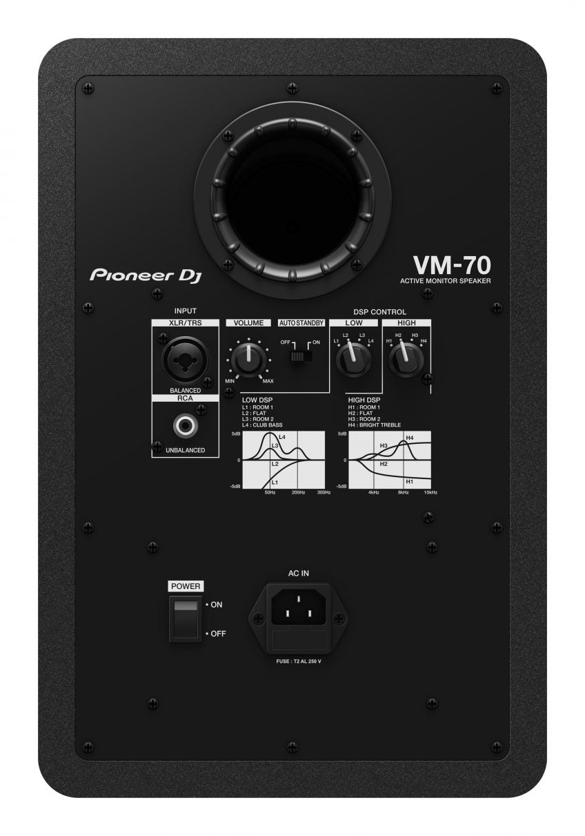 Pioneer DJ VM-70 - Monitor de Estudio Activo