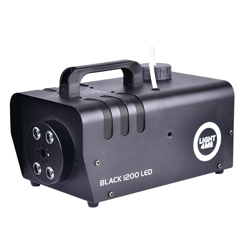 Light4Me Black 1200 LED Máquina de niebla bundle