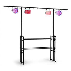 Soporte DJ profesional con barra de luz