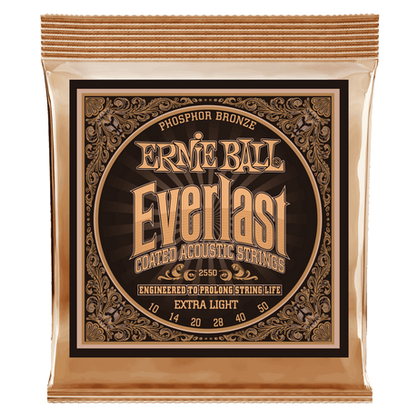 Ernie Ball Everlast Coated Phosphor Bronze Cuerdas de Guitarra (Akustisk)