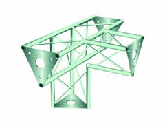 Alutruss DECOTRUSS 4-vías pc. \/ SAT 42 (Plata)