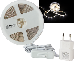 Party LED Strip (Blanco, 3m)