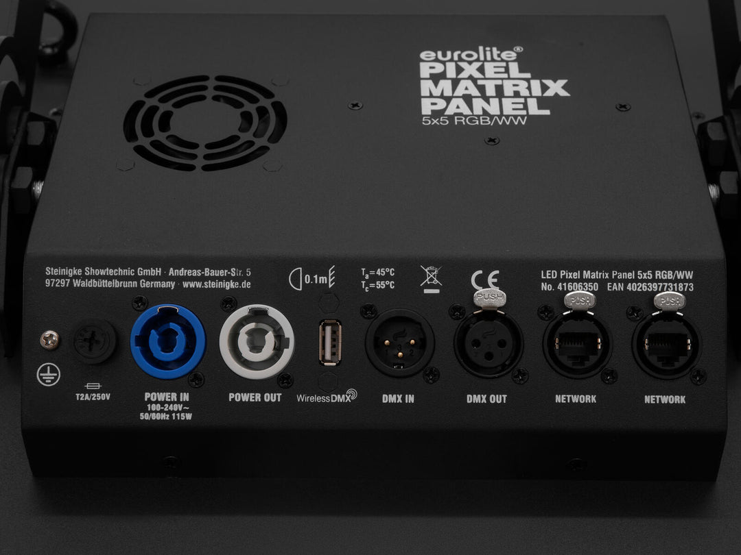 Panel de matriz de píxeles EUROLITE LED 5x5 RGB/WW