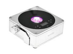 EUROLITE Set 4x AKKU IP Flat Light 1 chrome + Soft Bag + Cargador