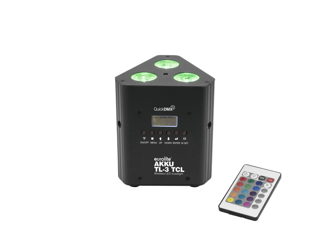 EUROLITE Set 6x AKKU TL-3 TCL Trusslight QuickDMX + Estuche TDV-1