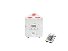 EUROLITE Set 4x AKKU TL-3 TCL blanco + Case TDV-1
