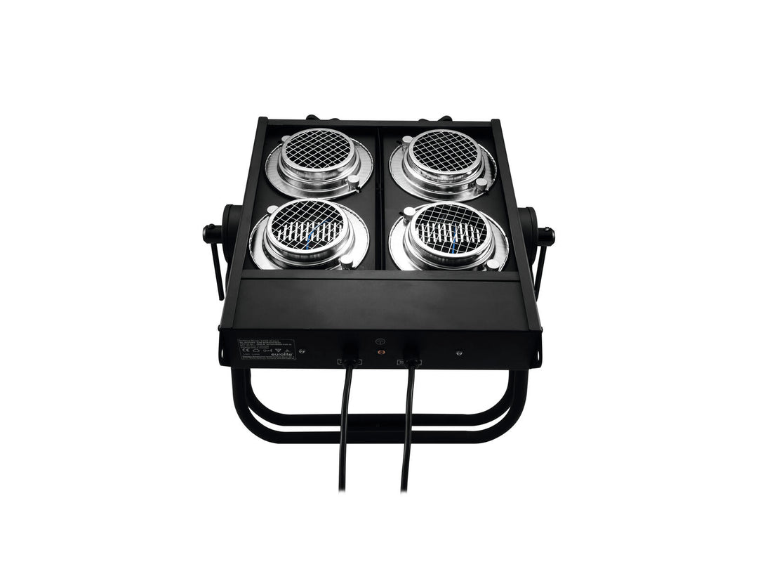 EUROLITE Cegadora de público 4xPAR-36 bk